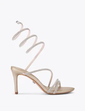 Metallic Strappy Heels Gold female - Carvela - FashionsVida
