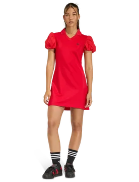 Dress Donna - Vestiti Rosso - Taglia L (42-44) - Poly Mesh L (42-44) - Adidas - FashionsVida