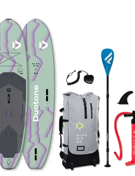 Ensemble De Paddle Surf Gonflable Alfa Ws Air 11´0´´ Pale / Green 279.4 cm unisex - Duotone - FashionsVida