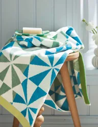Pure Cotton Sails Towel Green