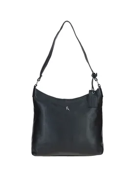 Womens 'Antrim' Chic Real Shoulder Bag - Black - One Size - Ashwood Leather - FashionsVida