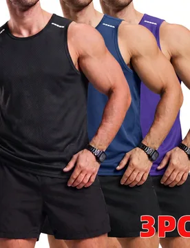 Piezas Camisetas elásticas de manga corta para hombre, de verano y deportivas, con opciones de multicolor, adecuadas para fitness, correr, entrenamie - Shein - FashionsVida