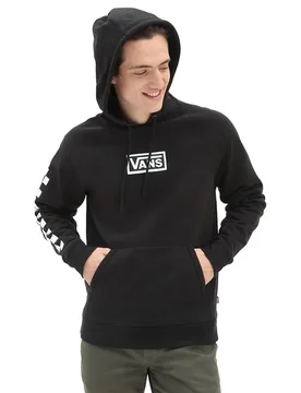 Sweat à Capuche Versa Standard Black / Checkerboard XL - Vans - FashionsVida