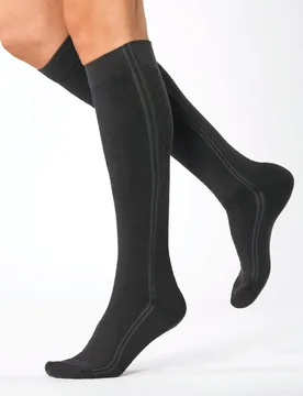 Fit-Thermo-Stützstrumpf 2 Paar - Anthrazit - male - Size: 45-47 - Avena - FashionsVida