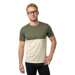 Endurance Tech Short Sleeve T-shirt Hay Green / Cotton White 2XL Men