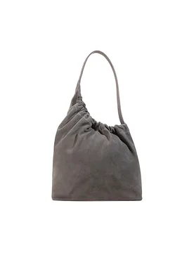 Bolso de piel - Hobo Bag DEMI LUNE CLOUD gris - Aesther Ekme - FashionsVida