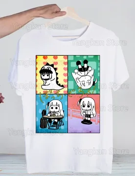 Bocchi The Rock Men's Tshirt Cute Printing Shirt Mens Fashion T-Shirt For Men Casual Tops Short Sleeve - Aliexpress - FashionsVida