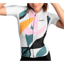 M2 pinerolo maillot manga corta mujer Blanco (M)