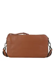 Sac en cuir - Sac à bandoulière CLARICE Medium marron