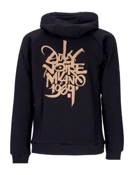 Felpa Cappuccio Uomo 1989- Barcellona X Dlynr Hoodie Black - DOLLY NOIRE - FashionsVida