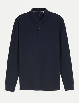 Piqué-Poloshirt Blau XXL - Tom Tailor Casual - FashionsVida