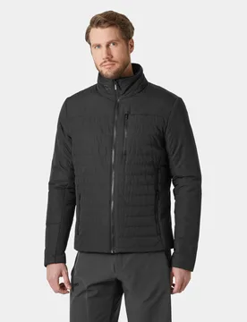 Men's Crew Insulator Sailing Jacket 2.0 ​ Black 2XL - Black - Male - Helly Hansen - FashionsVida