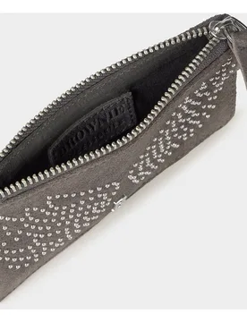 Tarjetero de mujer de cuero con alas - Brownie - FashionsVida