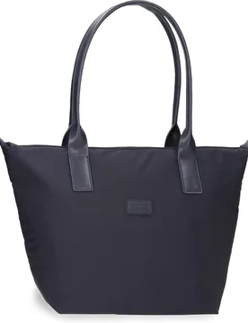 Bolso de hombro tote loop en nude - Movom - FashionsVida