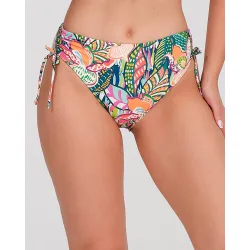 Braguita bikini mujer talle alto lazos laterales