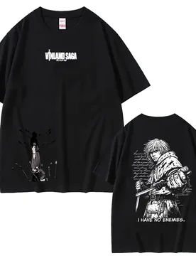 Anime Vinland Saga Thorfinn I Have No Enemies T-shirt Men Women Manga Casual Oversized Streetwear Male Fashion Vintage T Shirts - Aliexpress - FashionsVida