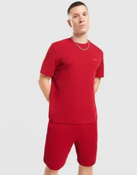 Waffle T-Shirt - Herren, Rot - male - Size: S