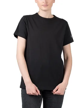 Champion Crewneck Tee Black M Damen - Champion - FashionsVida