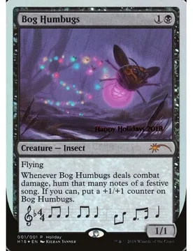 Bog Humbugs (2018 Happy Holidays Foil) Promotional Cards - Magic: The Gathering - FashionsVida