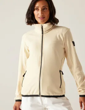Women's Malana Full Zip Fleece Sweatshirt in Cream Size: 18 - Cream - Size: 18 - Regatta - FashionsVida