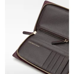 Cartera de mujer mediana mica efecto coco de piel