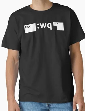 Trapped in VIM Linux Operating System Graphic T‑Shirt Short Sleeve Tees Geek IT Developer Fan Gift Streetwear S-6XL - Aliexpress - FashionsVida