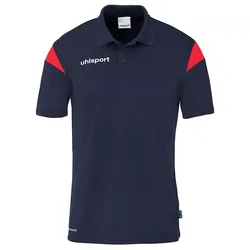 Polo à Manches Courtes Squad 27 Navy Blue / Red M