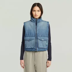 Pkt Padded Zip Vest female