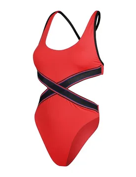 Convertible Cut Out Swimsuit Watermelon 2XS Women - Speedo - FashionsVida