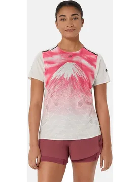 Camiseta de mujer Fujitrail Elite Graphic Ss Top - ASICS - FashionsVida