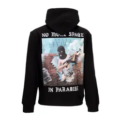Felpa Cappuccio Uomo Nms Hoodie Black
