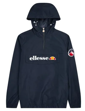 Mens Mont 2 Overhead Jacket (Navy) - Size Medium - Ellesse - FashionsVida