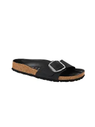 Pantoletten MADRID BIG BUCKLE schwarz 39 Damen