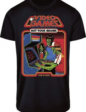 T-Shirt - Video Games - S bis 4XL - für Männer - Größe 3XL - schwarz - Männer - male - Steven Rhodes - FashionsVida