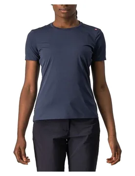 Maglietta A Maniche Corte Tech 2 Savile Blue - Castelli - FashionsVida