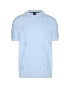 Camiseta H-NILTON azul claro XL - BOSS - FashionsVida