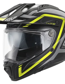 Casco Moto Off-Road 80.1 Fibra APEX Grigio Opaco Nero G taglia XS - GIVI - FashionsVida
