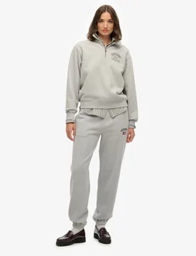 Superdry Damen Athletic Essential Boyfriend Jogginghose Grey - Größe: 44 - 54.99 - FashionsVida