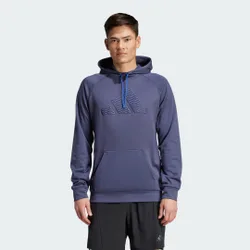 Felpa con cappuccio da allenamento Game and Go Big Logo XS Shadow Navy