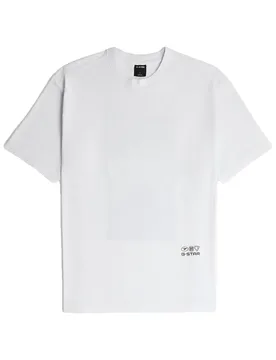 T-shirt à Manches Courtes D31081-336 White M - G-Star - FashionsVida
