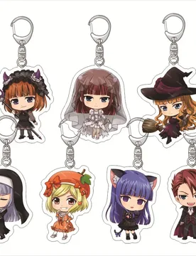 Anime Umineko no Naku Koro ni Figure Acrylic Keychains Umineko When They Cry Cosplay Key Chain Keyring Bag Charms Pendant - Aliexpress - FashionsVida