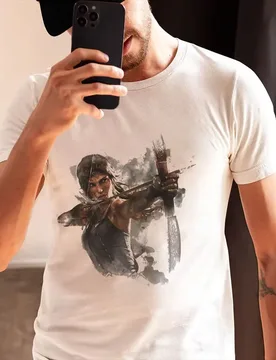 Retro video game Tomb Raider Angel of Darkness Lara Croft gift t-shirt for gamers 0715 Short Sleeve Graphic Clothes US Size Tee - Aliexpress - FashionsVida