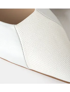Zapatos de salón de mujer confeccionados en piel grabada - Farrutx - FashionsVida