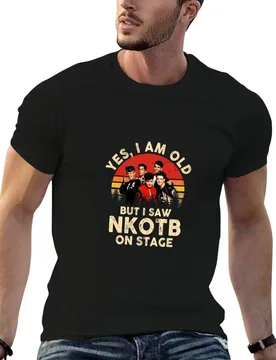 Yes I Am Old But I Saw NKOTB On Stage Music For Fan T-Shirt Quick Dry Training Short Sleeve Tee - Aliexpress - FashionsVida