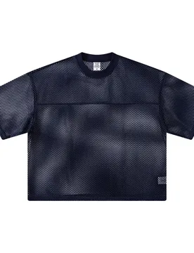Men's Hollow Out T-shirt Y2k Gothic Tops Short Sleeved T Shirts Summer Raw Trim Mesh See Through Baggy Tshirts Tees Streetwear - Aliexpress - FashionsVida