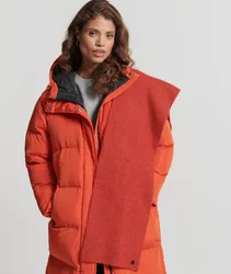 Superdry Damen Luxe Schal Grau - Größe: One Größe