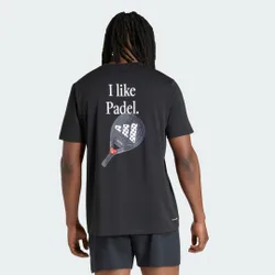 T-SHIRT CON GRAFICA PADEL CATEGORY M Black