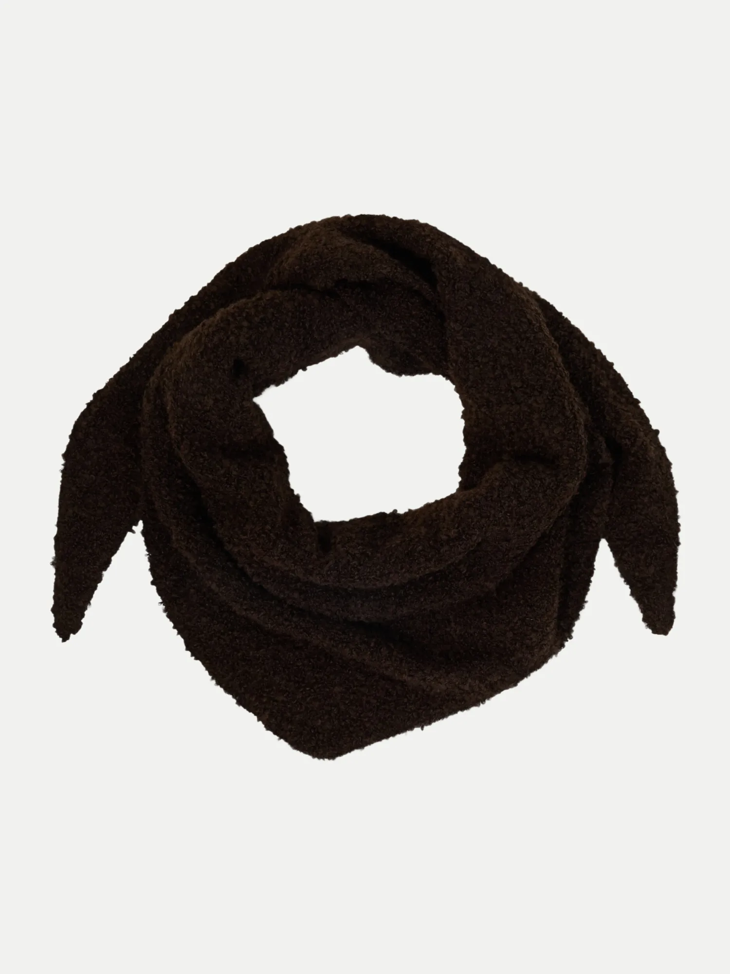 Dreieckiger Strickschal Braun - Tom Tailor Casual - FashionsVida