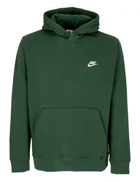 Felpa Cappuccio Uomo Sportswear Club Fleece Hoodie Fir/fir/white - Nike - FashionsVida