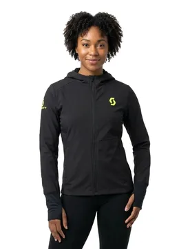 Rc Run Warm Jacket Black / Yellow L Women - Scott - FashionsVida
